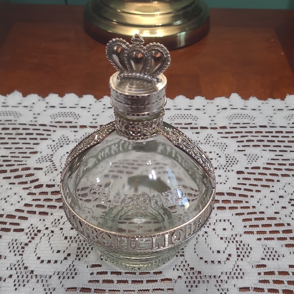 Vintage Royale Deluxe Chambord Bottle Crown Empty 750ML